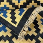 Cotton Panja Dhurrie Rug for Dining Room Handmade Rug - Image 3