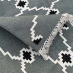 Reversible Flatweave Cotton Dhurrie Rug for Bedroom Living Room - Image 3