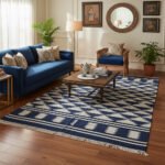 Cotton Panja Dhurrie Rug for Living Room Floor Rug