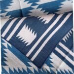 Cotton Panja Dhurrie Rug for Living Room Sofa Area Decor - Image 3