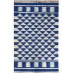 Cotton Panja Dhurrie Rug for Center Table Traditional Style - Image 2