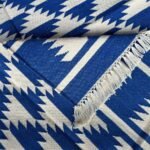 Cotton Panja Dhurrie Rug for Center Table Traditional Style - Image 3