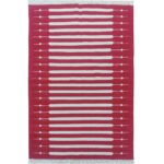 Cotton Panja Dhurrie Rug for Coffee Table Indoor Rug - Image 2