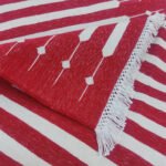 Cotton Panja Dhurrie Rug for Coffee Table Indoor Rug - Image 3