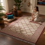 Textured Bliss: Artisan Reversible Flatweave Rug