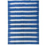 Indian Cotton Panja Dhurrie Rug for Living Room Bedroom Decor - Image 2