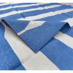 Indian Cotton Panja Dhurrie Rug for Living Room Bedroom Decor - Image 3