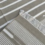 Handmade Indian Dhurrie Rug, Cotton Flatweave Area Rug - Image 3