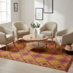 Cotton Panja Dhurrie Rug for Big Hall Floor Styling