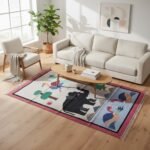 Cotton Panja Dhurrie Rug for Center Table Floor Styling