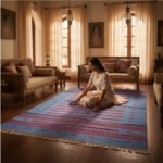 Sustainable Luxury: Hand-Woven Eco-Cotton Rug