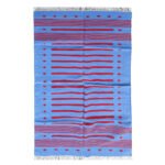 Sustainable Luxury: Hand-Woven Eco-Cotton Rug - Image 2