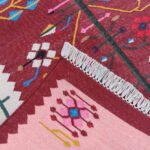 Heritage Panja Weave: Hand-Knotted Pure Cotton Dhurrie - Image 3