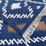 The Art of Panja: Master-Crafted Artisan Cotton Dhurrie - Image 3