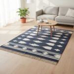 Cotton Panja Dhurrie Rug for Dining Table & Hall Area