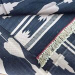 Cotton Panja Dhurrie Rug for Dining Table & Hall Area - Image 3