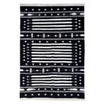 Contemporary Artisan-Made Reversible cotton Floor Rug - Image 2