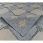 Cotton Panja Dhurrie Area Rug for Big Hall Flatweave Reversible - Image 3
