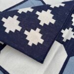 Cotton Dhurrie Area Rug, Handwoven for Large Living Room - Image 3