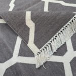 Heavy-Duty Panja Weave: Durable Reversible Cotton Rug - Image 3