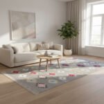 Cotton Panja Dhurrie Rug for Living Room Family Seating