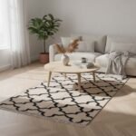 Cotton Panja Dhurrie Rug for Dining Room Area Rug