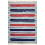 Rustic Charm: Panja Weave Cotton Rug for Living Rooms - Image 2