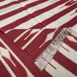 Earth-Tone Panja Dhurrie: Handcrafted Artisan Excellence - Image 3