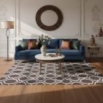 Royal Panja Flatweave: Hand-Woven Elegance in Pure Cotton durry