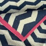 Cotton Panja Dhurrie Rug for Coffee Table Living Room Decor - Image 3