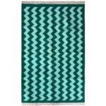 Cotton Panja Dhurrie Rug for Living Room Seating Decor - Image 2