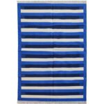 Exquisite Panja Art: Reversible Cotton Designer Dhurrie - Image 2