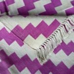 Cotton Panja Dhurrie Rug for Dining Room Modern Decor - Image 3