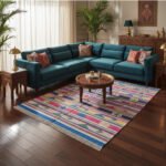 Bespoke Panja Weave: Tailor-Made Artisan Cotton Rug