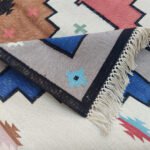 Hand-Made Panja Rug: 100% Cotton - Image 3