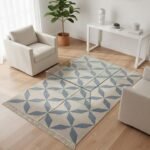 Cotton Panja Dhurrie Rug for Coffee Table Area Styling
