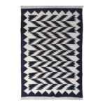 Cotton Panja Dhurrie Rug for Living Room & Coffee Table, Handwoven Flatweave - Image 2