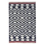 Designer Flatwoven Cotton Area Rug – Hand-Made - Image 2