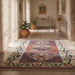 Handmade Salawas Panja Dhurrie Rug For Living Room