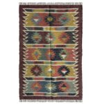 Handcrafted Wool & Jute Luxury Dhurries - Image 2