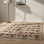 Handwoven Flatweave Dhurrie Wool Jute Kilim Rug