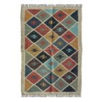 Designer Handmade Wool & Jute Dhurrie Rugs - Image 2