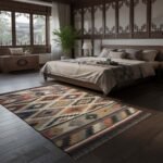 Handwoven Reversible Wool Jute Dhurrie Rug Kilim Style - TAJA98