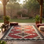 Eco-friendly wool jute handwoven rug