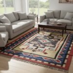 Handcrafted Perfection: Multicolor Dhurrie