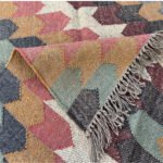 Refined Handmade Wool & Jute Kilim Dhurries - Image 3