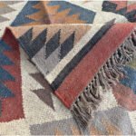 Craft-Made Wool & Jute Kilim Rugs - Image 3