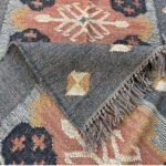 Authentic Flatwoven Wool & Jute Dhurrie Rugs - Image 3