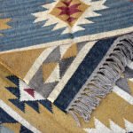 Handmade Traditional Wool Jute Kilim Rug For Living Room 8x10 Feet - Image 3