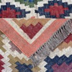 Handmade Reversible Kilim Rug 9x12 Feet - Image 3